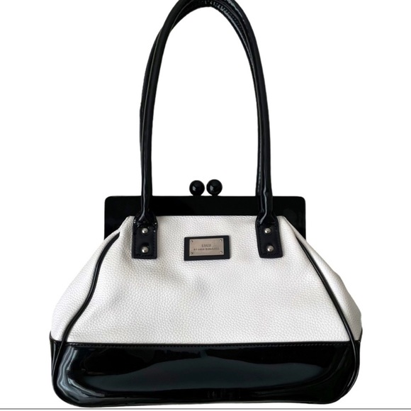 Lulu Guinness Bags Lulu Guinness Black Patent Leather Shoulder Bag